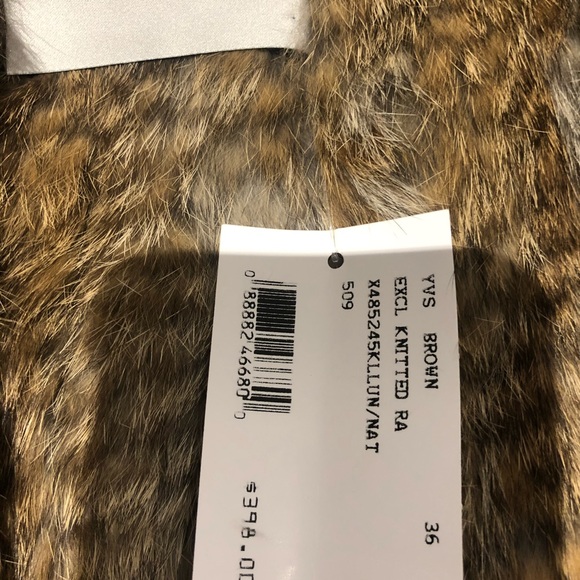 Yves Salomon rabbit fur vest - Picture 5 of 5